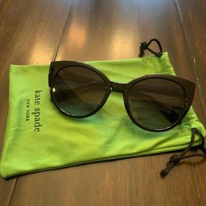 Kate Spade Samantha black sunglasses